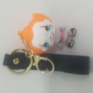 Pennywise Keychain With Writlet Strap NWOT
